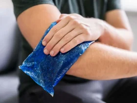 diferentes bolsas de gelo