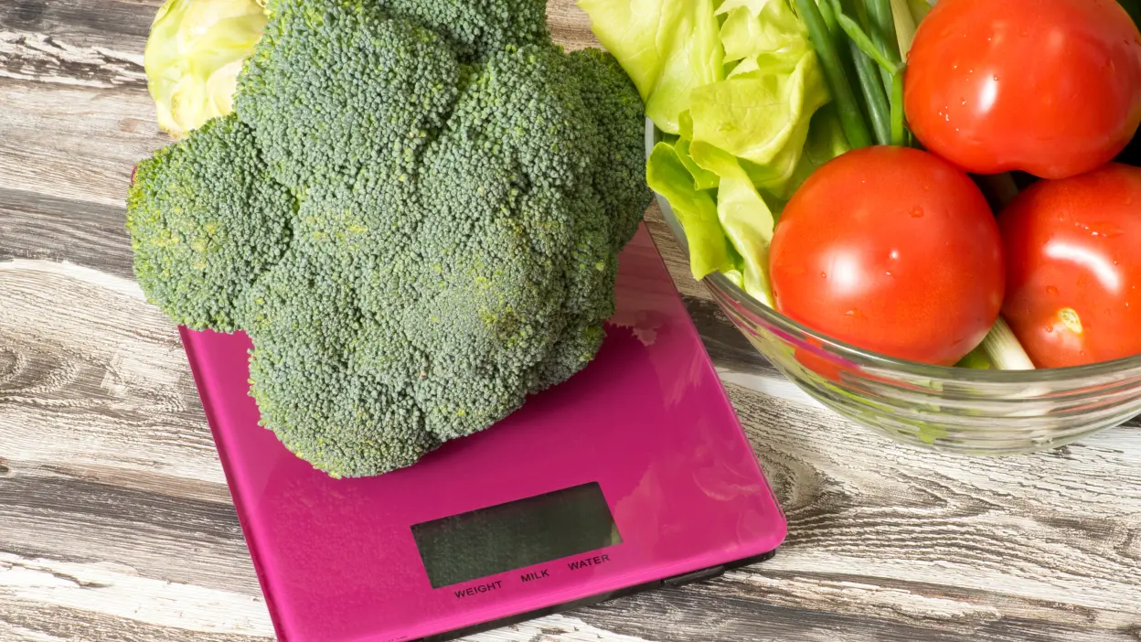 gramas de frutas e vegetais